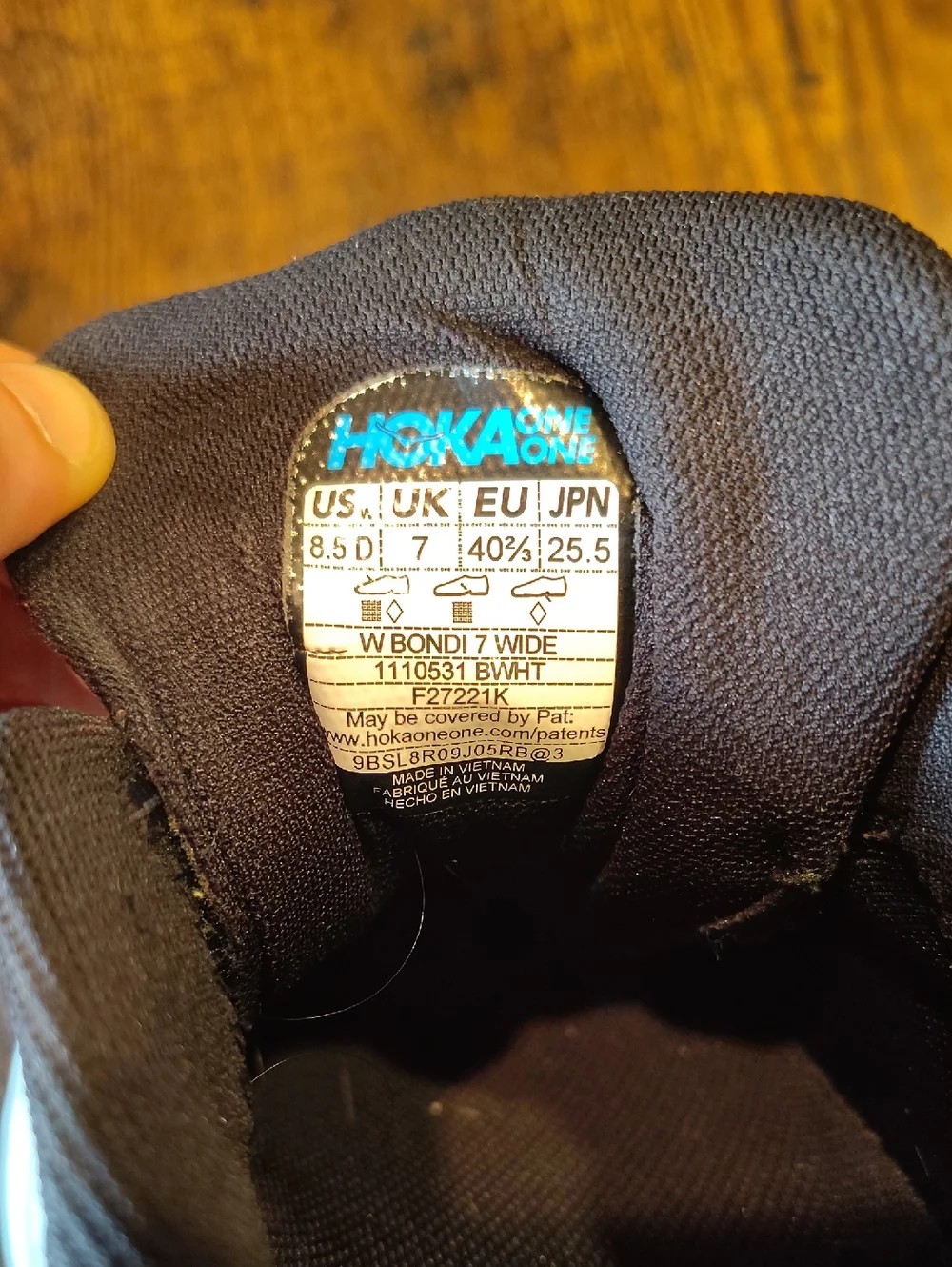 SALE Closet Closes May 17! Women's Hoka Bondi 7 Size 8.5 D (Wide) - Picture 6 of 8